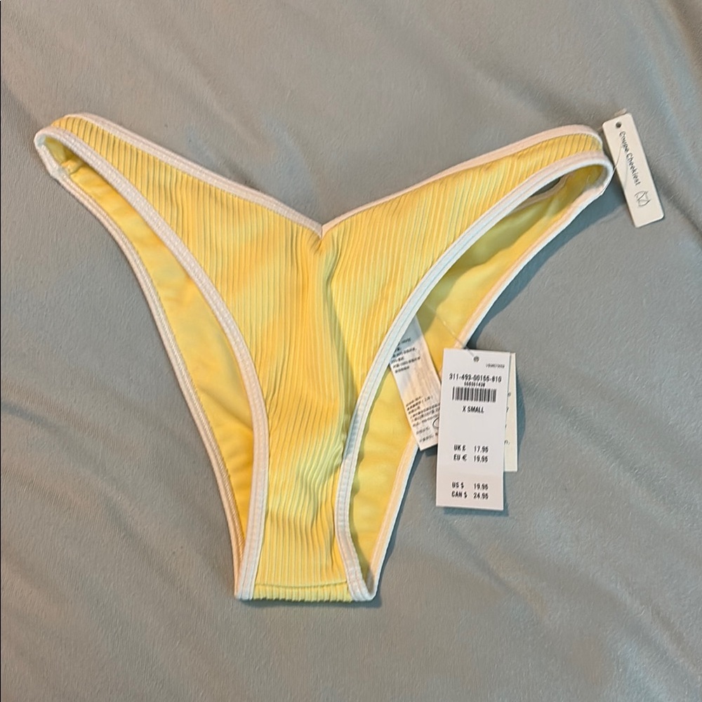 Hollister Yellow Bikini Bottoms
